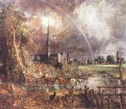 John Constable, Salisbury Cathedral from the Meadows